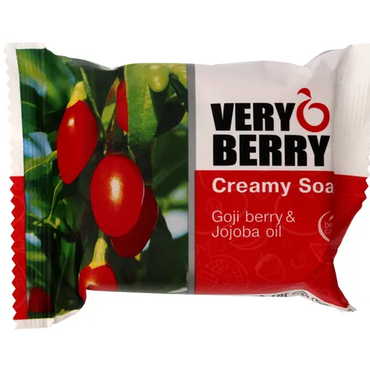 Very Berry -  Very Berry Goji Berry & Jojoba Oil mydło do każdego typu skóry kremowe w kostce 100 g